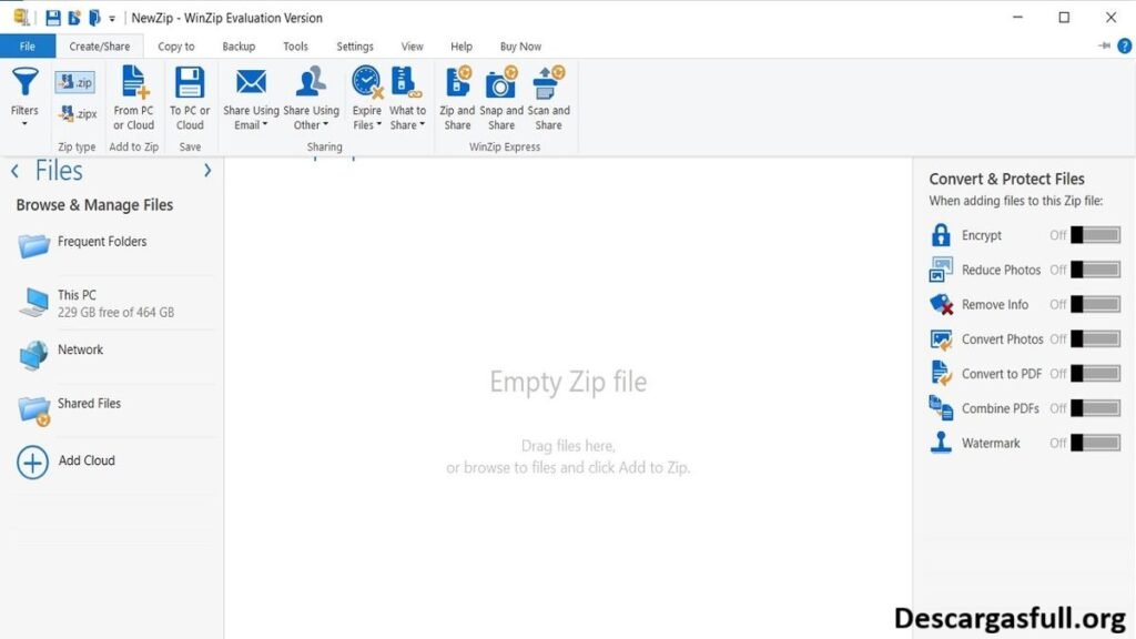 Descargar WinZip Pro 2026 full gratis para Español Mega