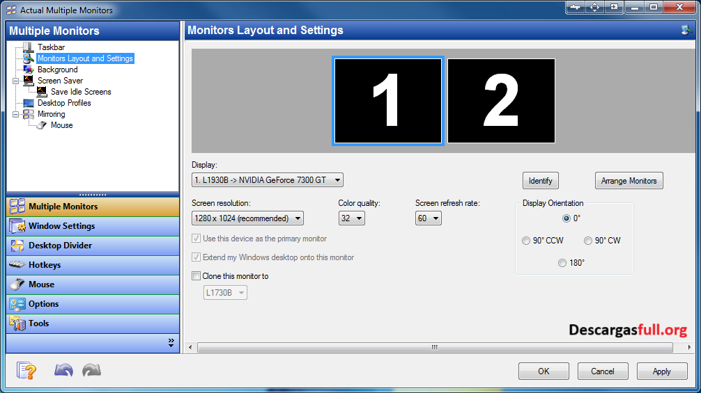 Actual Multiple Monitors v8.15.13 Descargar Free para PC en Español Mega