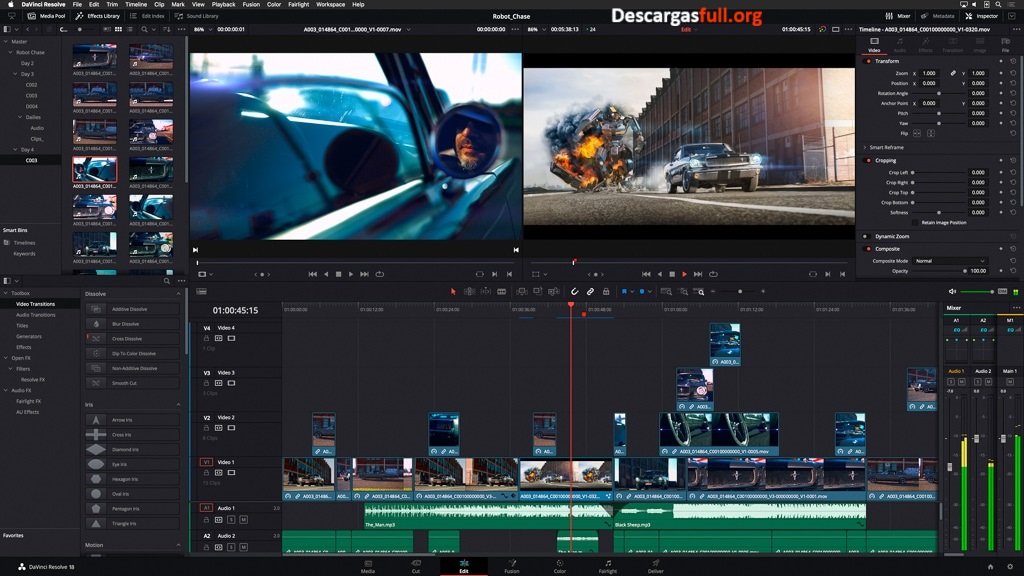 Blackmagic Design Fusion Studio 20.2.2 Full Español Mega