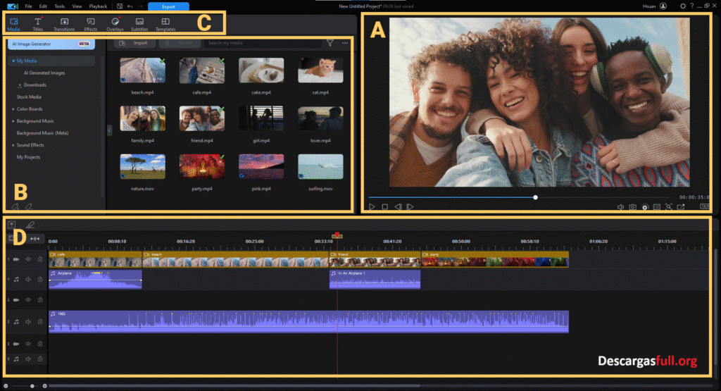 CyberLink PowerDirector Ultimate 2026 v24.0.1003.0 Full Español