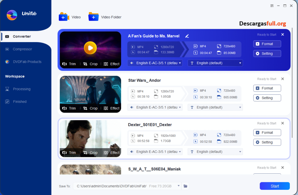 DVDFab UniFab 3.0.3.0 Full Español Mega