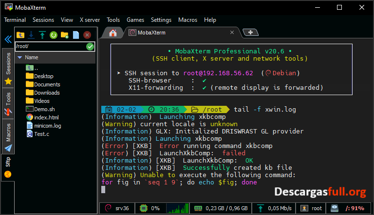 MobaXterm Professional 25.3 Full Portable Español Mega
