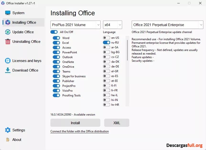 Office Installer by Ratiborus 1.30 Full Español Mega