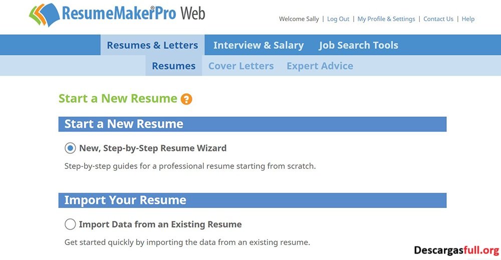 ResumeMaker Pro v20.2.1Descargar Free para PC en Español Mega