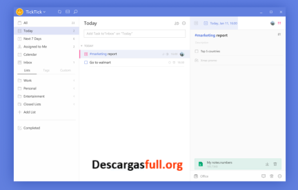 TickTick Premium 6.4.0 Full Español Mega