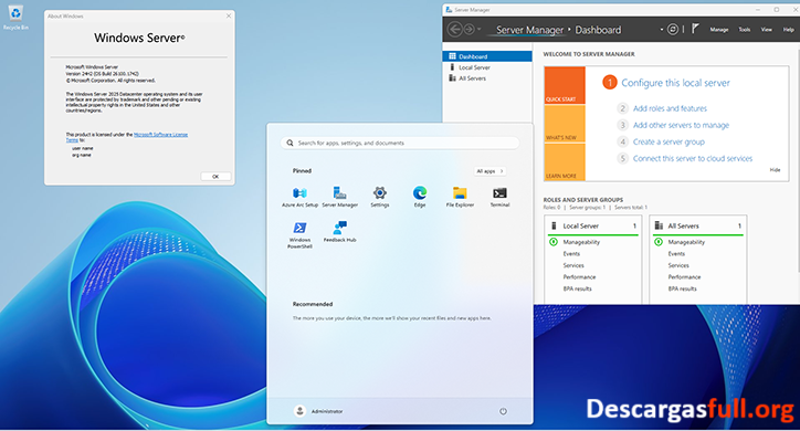 Windows Server 24H2 ISO Full Activado Español Mega