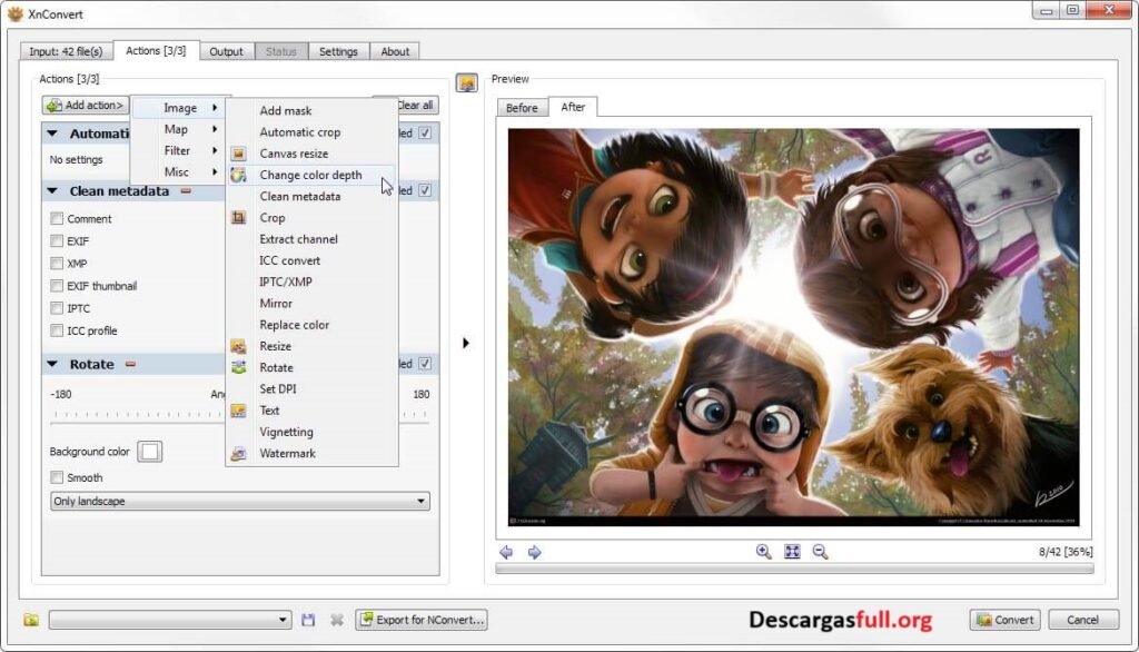 XnConvert 1.106.0 Full Portable Español Mega