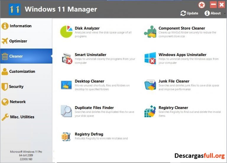Yamicsoft Windows 11 Manager 2.2 Full Portabe Español Mega